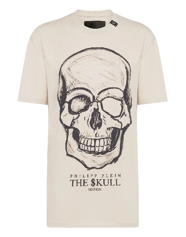 T-shirt Round Neck SS print Skull