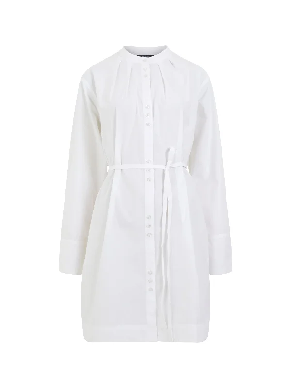 Alissa Cotton Wide Sleeve Shirt Dress