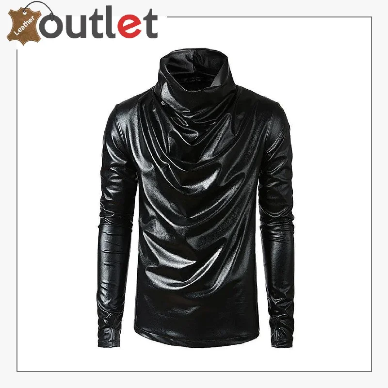 Latest Style Mens Leather Shirt