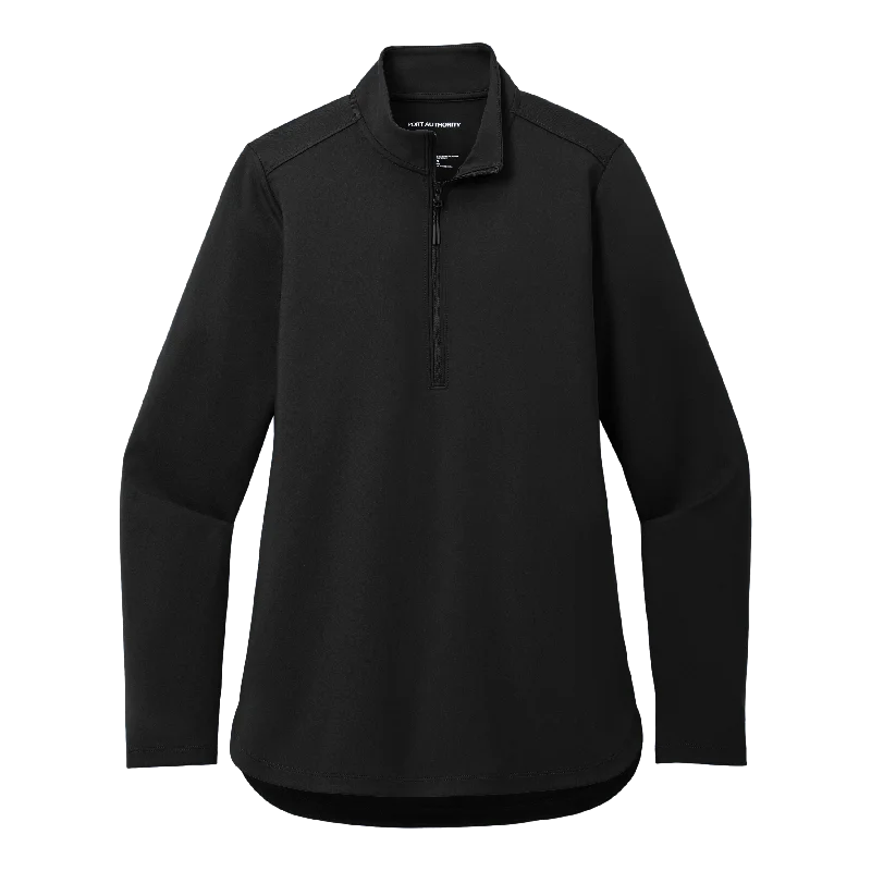 B2423W Ladies C-FREE Double Knit 1/4-Zip