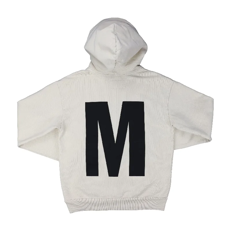 Big M Hoodie - Bone/Black