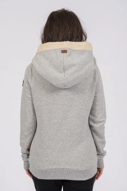 Cora Light Heather Grey Hoodie