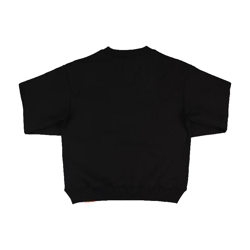 Crenshaw Crewneck - Black/White