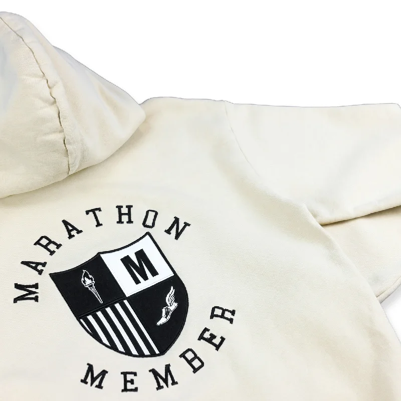 Marathon Members Hoodie - Bone