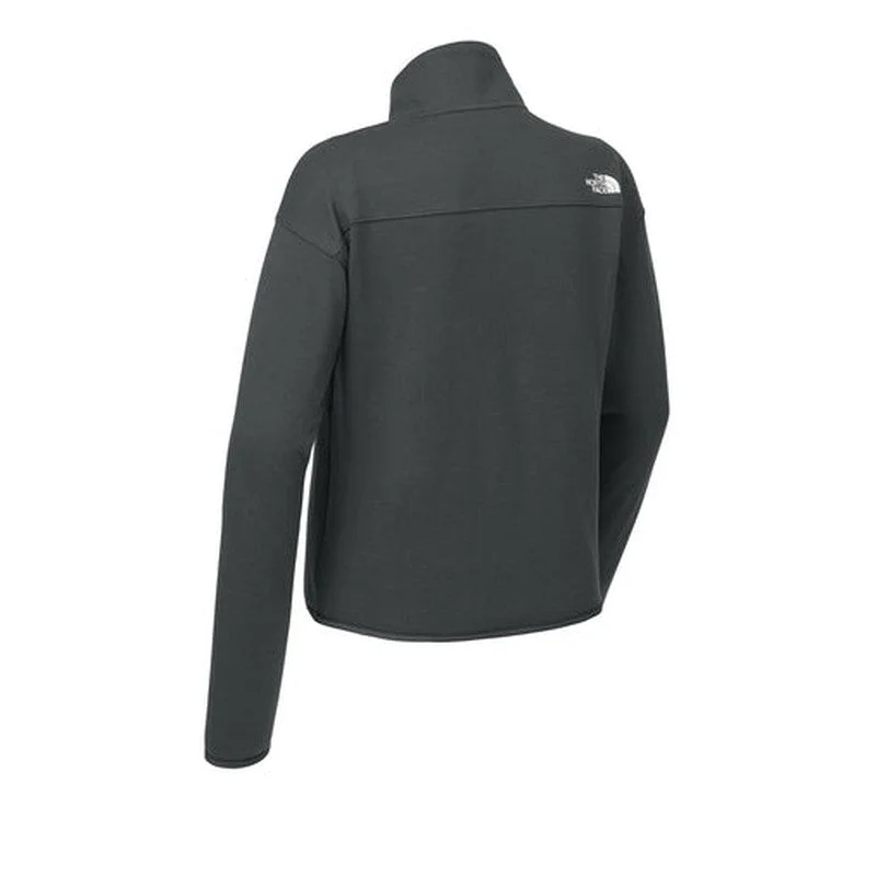 NEW STRAYER - The North Face® Women’s Double-Knit 1/2-Zip Fleece - Asphalt Grey