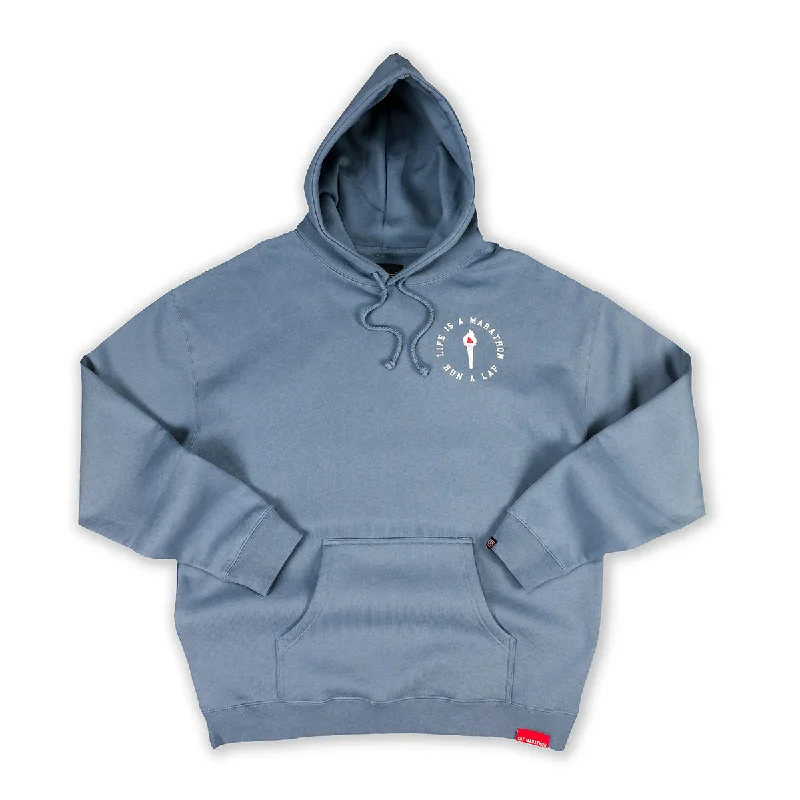 Victory Torch Hoodie - Rain Blue