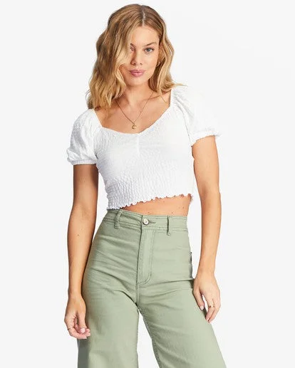 Billabong Women's Tops Fitted Knit Top