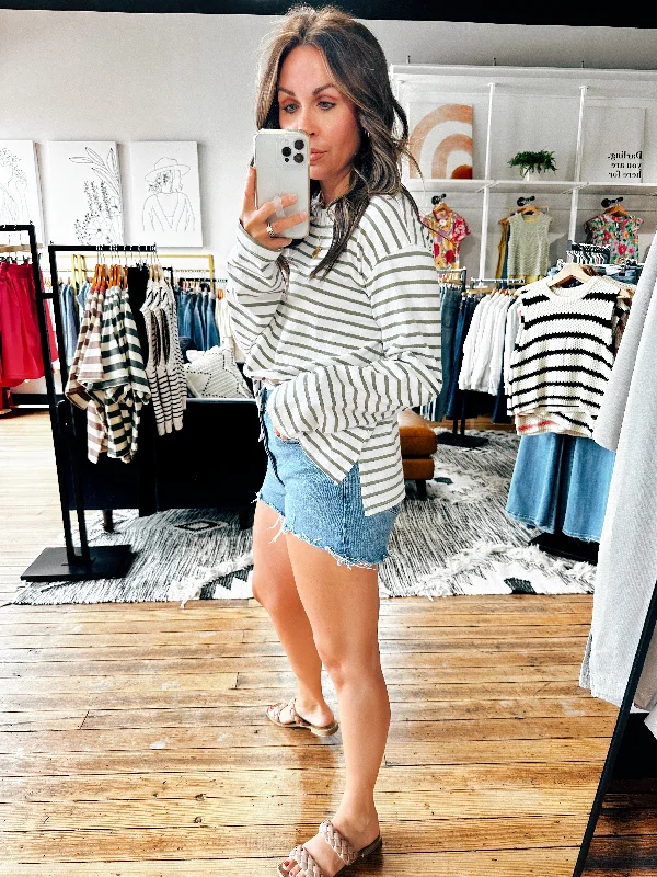 Brynn Striped Knit Basic-2 Colors