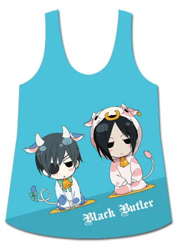 Ciel & Sebastian Anime Womens Tank