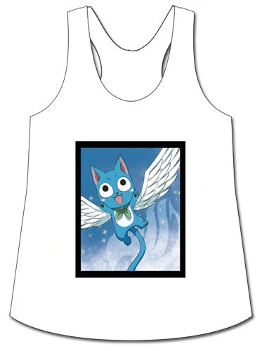 Flying Cat Anime Womens Tank