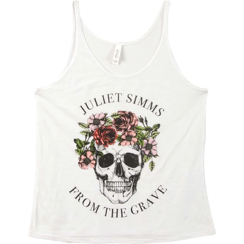 Skull Flowers Womens Tank