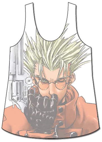 Vash With Gun Anime Womens Tank