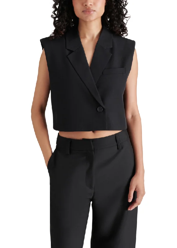 Steve Madden Amour Vest- Black