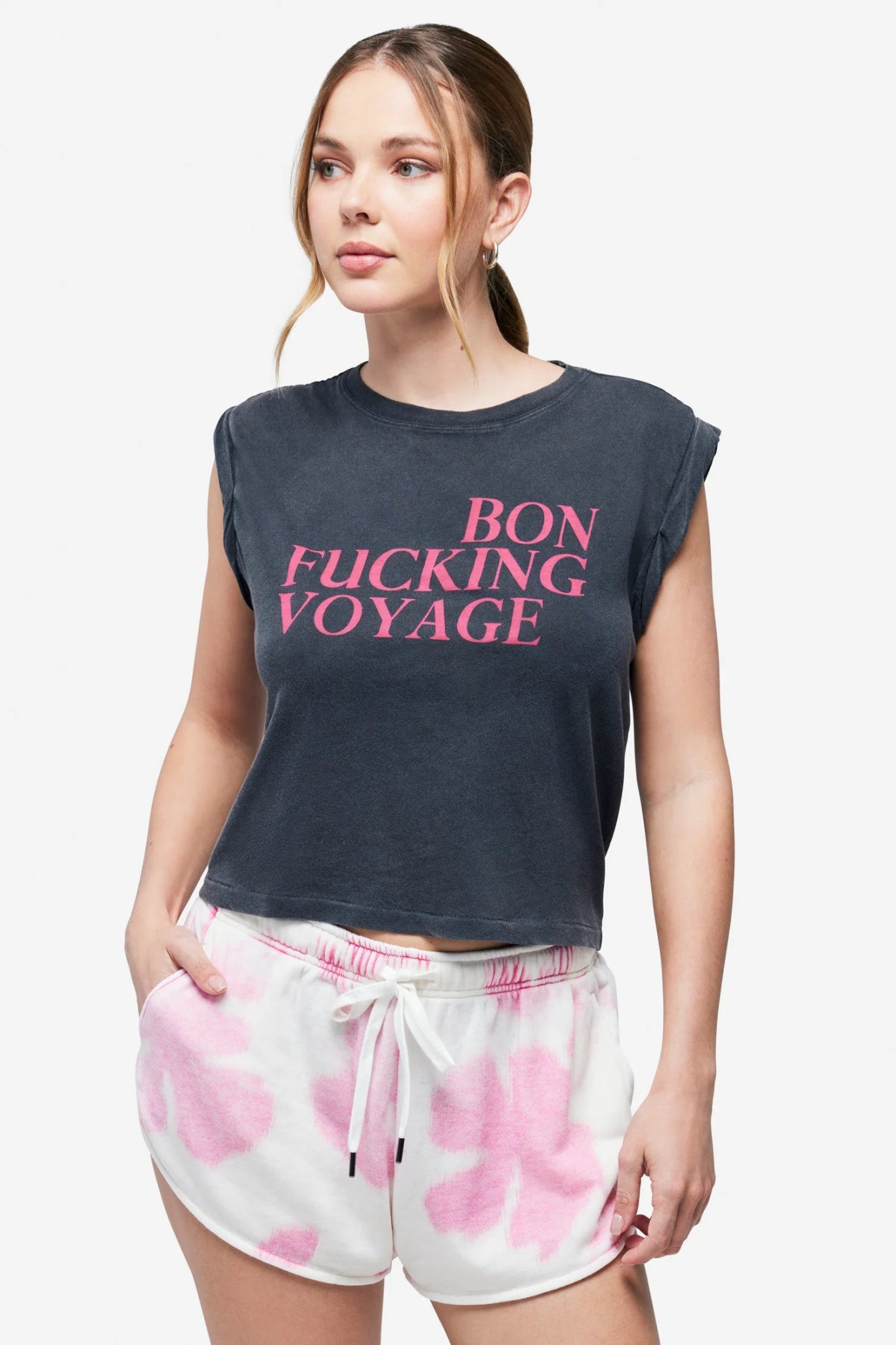 Wildfox Bon Voyage Anabelle Tank Top