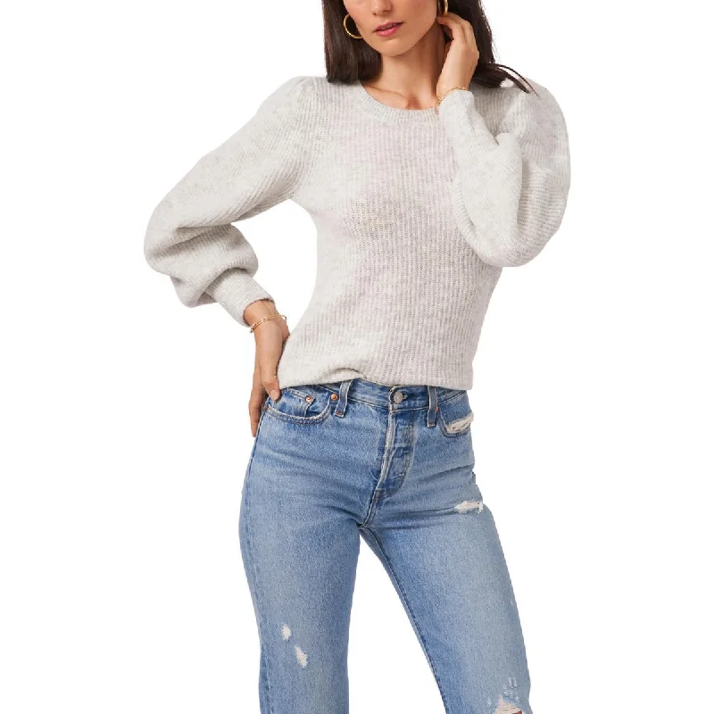 1.State Womens Casual Balloon Sleeve Pullover Sweater