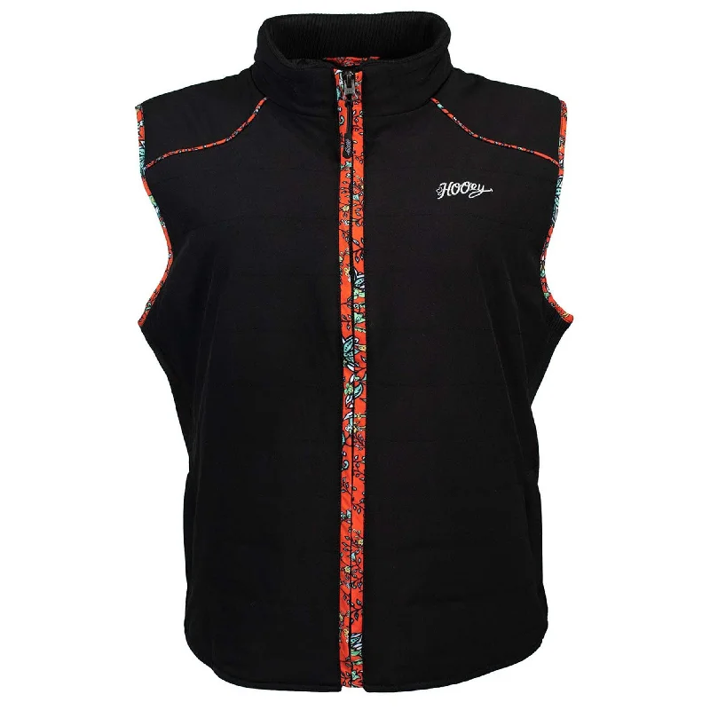 Hooey Women's Black & Orange Vest