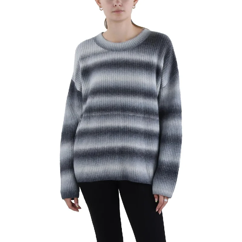 Bobeau Womens    Crewneck Ombre Pullover Sweater