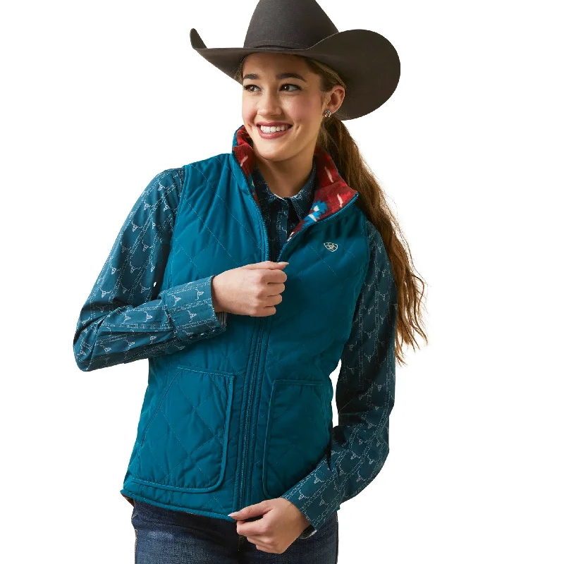 Ariat Women's Deep Blue Insulated Reversible Vest