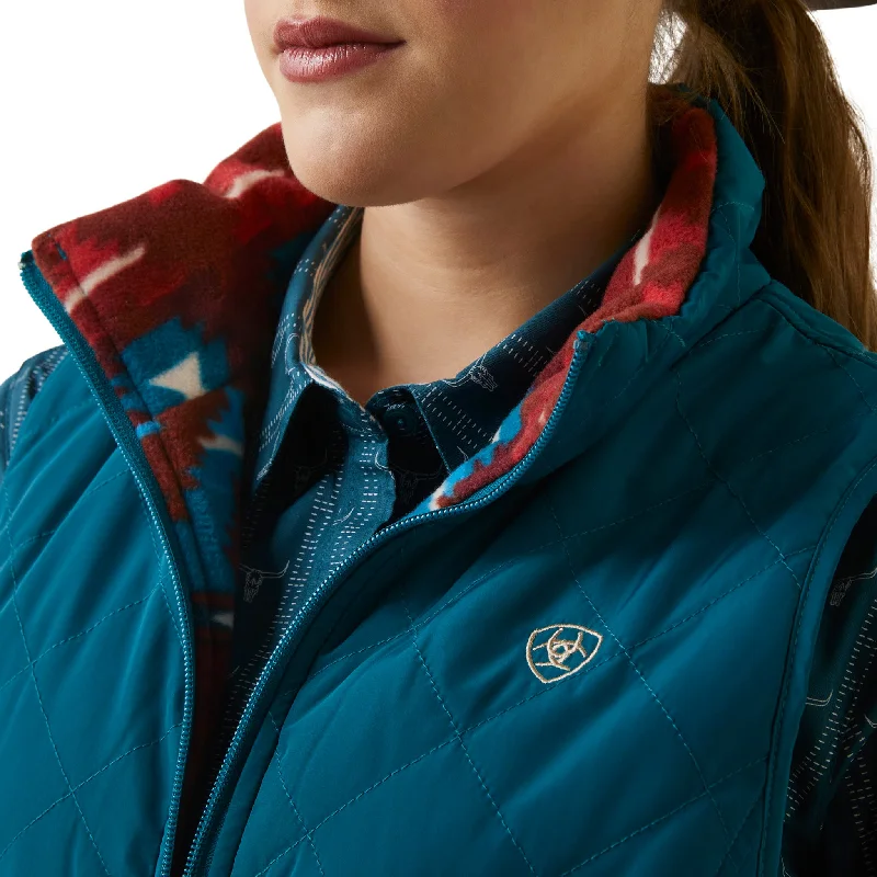 Ariat Women's Deep Blue Insulated Reversible Vest