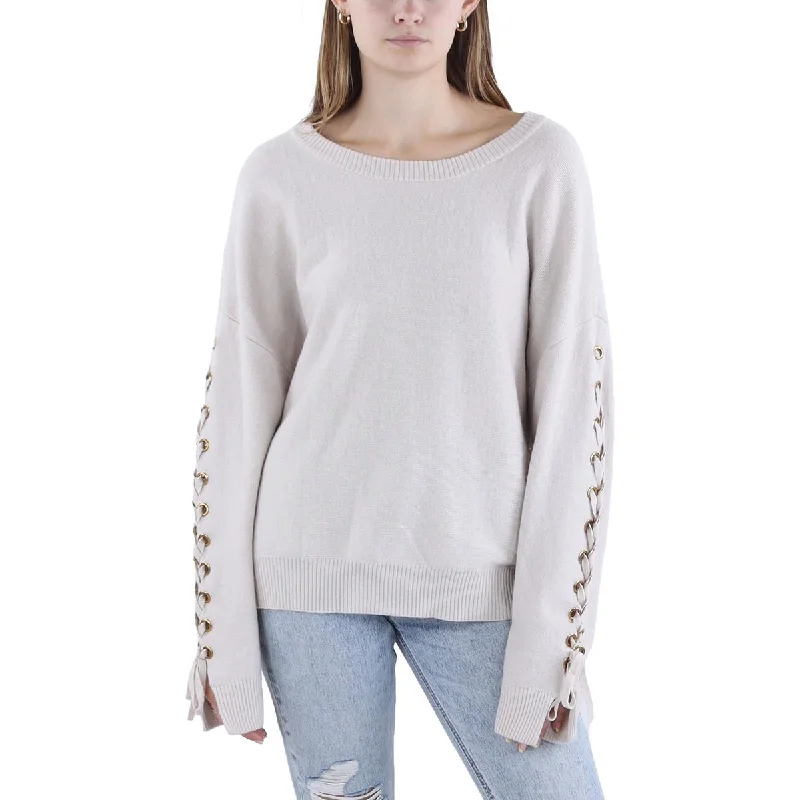 Elie Tahari Womens Cashmere Mock Neck Pullover Sweater