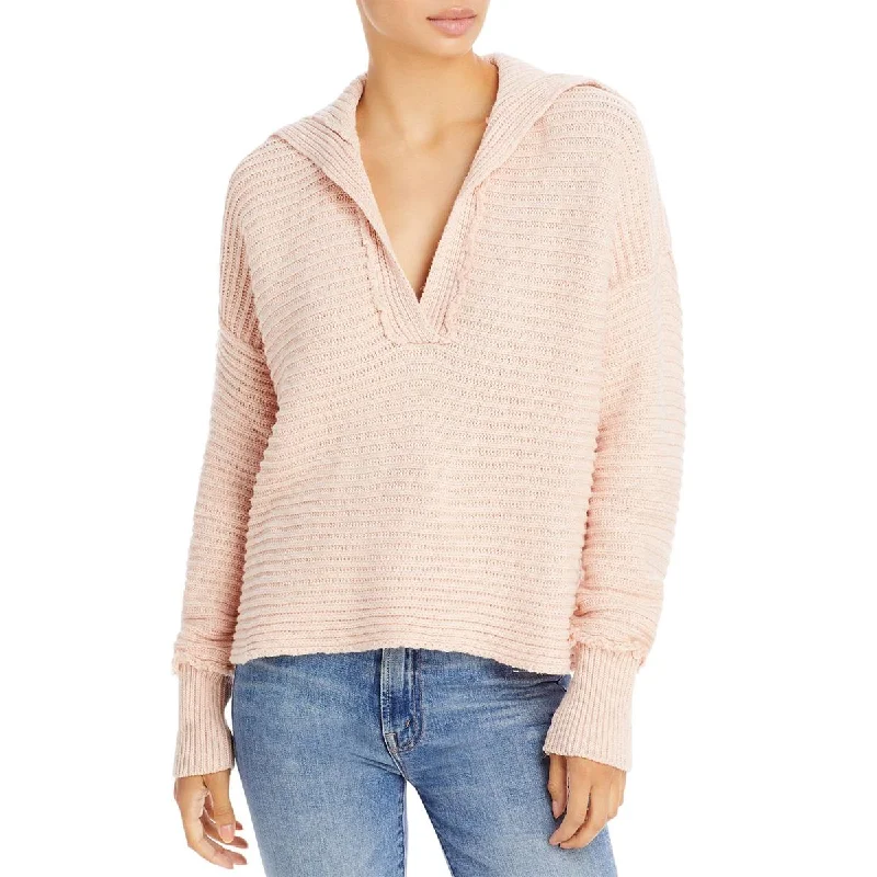 Free People Womens Marlie Slouchy Drop Shoulder Pullover Sweater