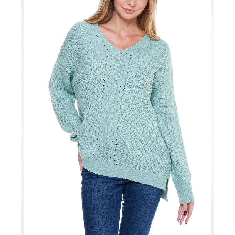 John Paul Richard Womens  Crochet Pullover Sweater