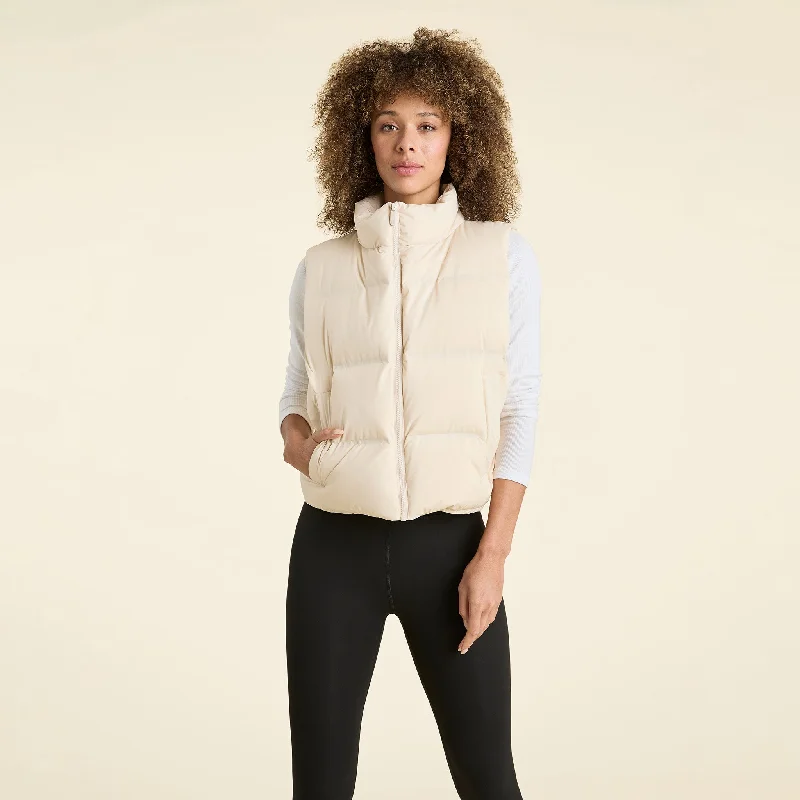 Puffer Vest | Bone