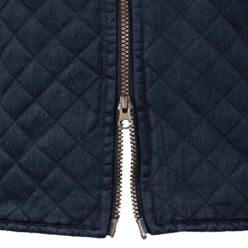 Navy Quilted Brisbane Vest