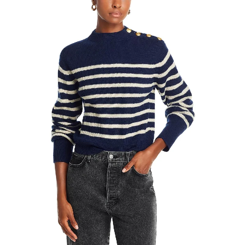 Rag & Bone Womens Nancy Knit Ribbed Pullover Sweater