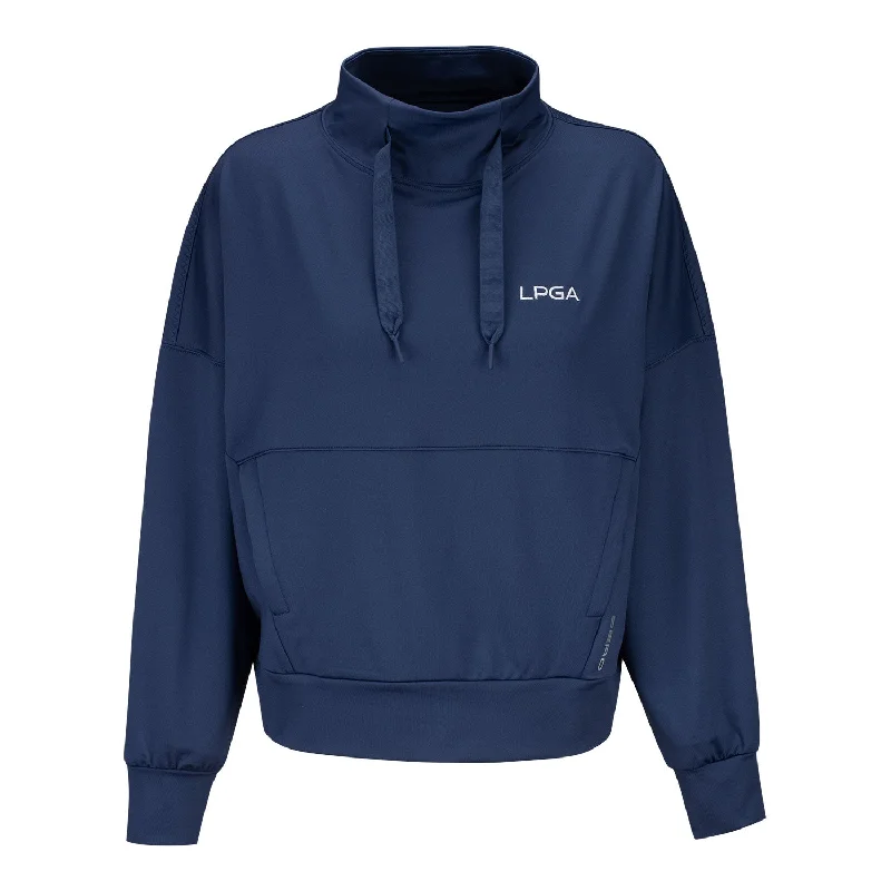 Zero Restriction LPGA Golf Evie Mock Neck Hoodie