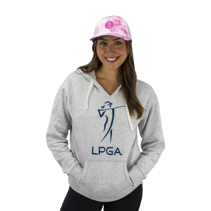 47 Brand LPGA Women's Kennedy Hoodie in Relay Grey