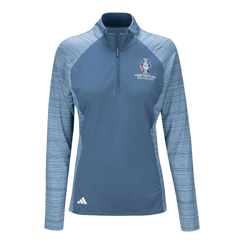 Adidas 2024 Solheim Cup Women's Ultimate Quarter Zip in Preloved Ink