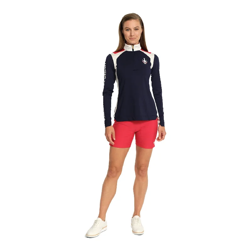 Dunning 2024 Solheim Cup U.S. Team Women's Quarter Zip Pullover in Night Sky