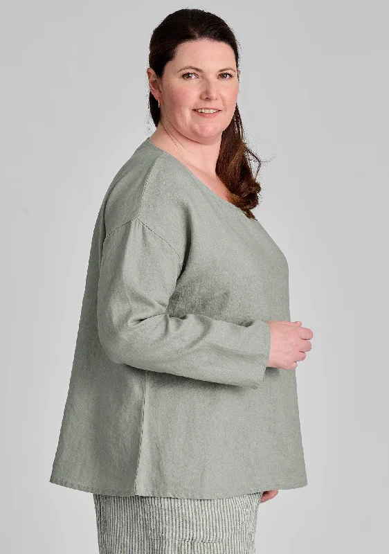 Throw It On - Long Sleeve Linen Shirt