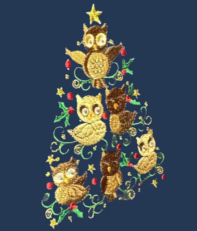 Christmas Owls / S