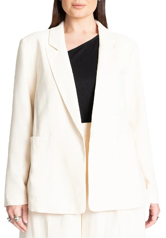 Blazer With Patch Pocket Detail