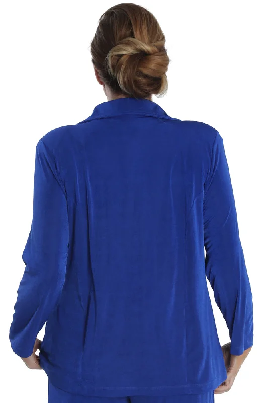 Vikki Vi Silky Classic Royal Blazer