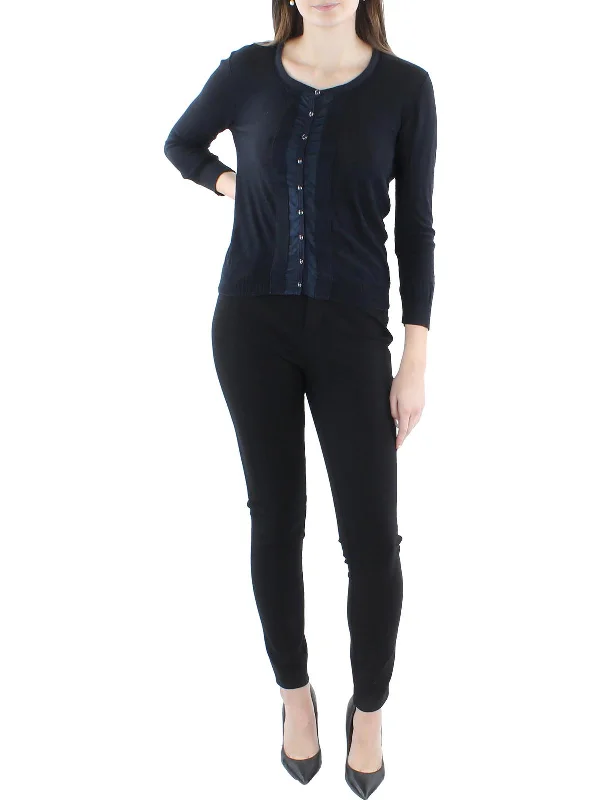 Womens Sheer Sleeve V-Neck Bodysuit